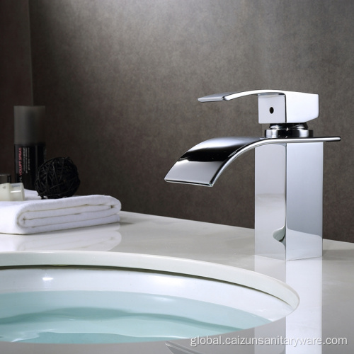 Basin Style Bathroom Faucets Deck Mounted Single Hole Sigle Handle Basin Faucet Factory